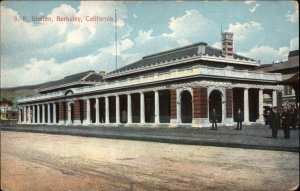 Berkeley CA SP RR Train Station Depot c1910 Postcard