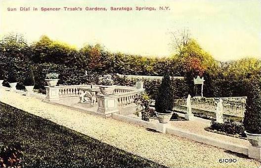 New York Saratoga Springs Sun Dial In Spencer Trasks Gardens