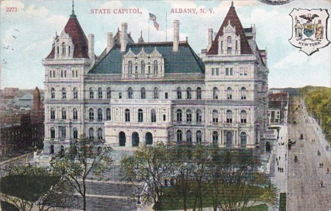 New York Albany State Capitol Building 1908