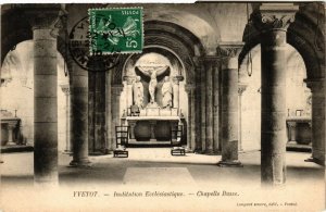 CPA YVETOT-Inst. Ecclesiastique Chapelle Basse (348165)