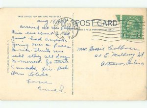 Linen GARDEN SCENE Buffalo New York NY AF6982