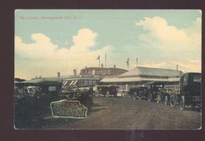 NARRAGANSETT PIER RHODE ISLAND CASINO ANTIQUE AUTO CARS VINTAGE POSTCARD RI