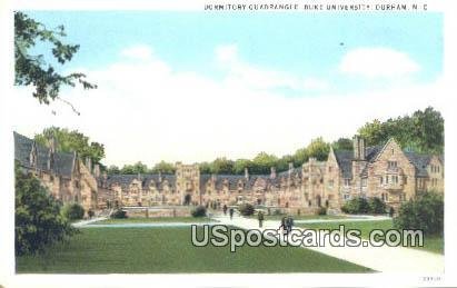 Dormitory Quadrangle, Duke University in Durham, North Carolina