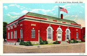 Ohio Norwalk Post Office Curteich