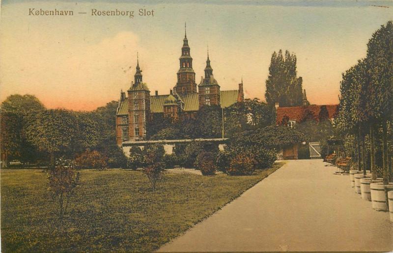Denmark Danmark Copenhagen Rosenborg Castle 1914