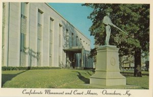 OWENSBORO, Kentucky, 1950-60s; Court House & confederate Monument