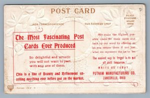 POST CARD MANUFACTURE ADVERTISING ANTIQUE POSTCARD PITNAM CO ZANESVILLE OH