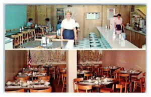 LUVERNE, MN  ~ Roadside Lamberton's DOWNTOWN CAFE c1960 Rock County Postcard