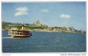 Ferry Louis Jolliet in Front of Quebec Canada, Chrome