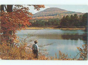 Pre-1980 LAKE SCENE Stamford - Near Delhi & Oneonta & Schoharie NY AE3797@