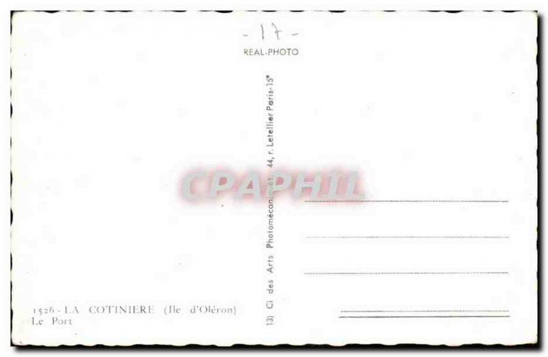 The cotiniere Postcard Old Port