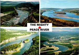 Canada Alberta The Peace River Multi View