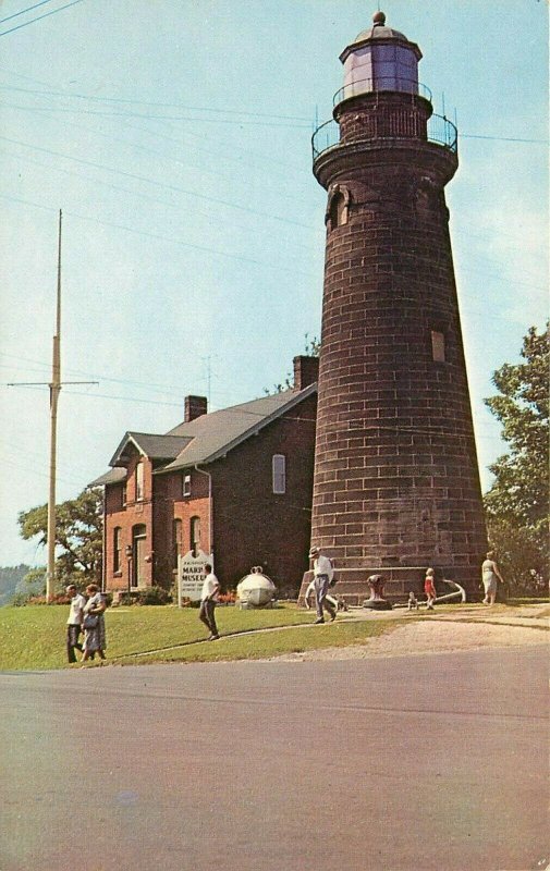 Fairport Lighthouse Marine Museum Ohio OH Postcard