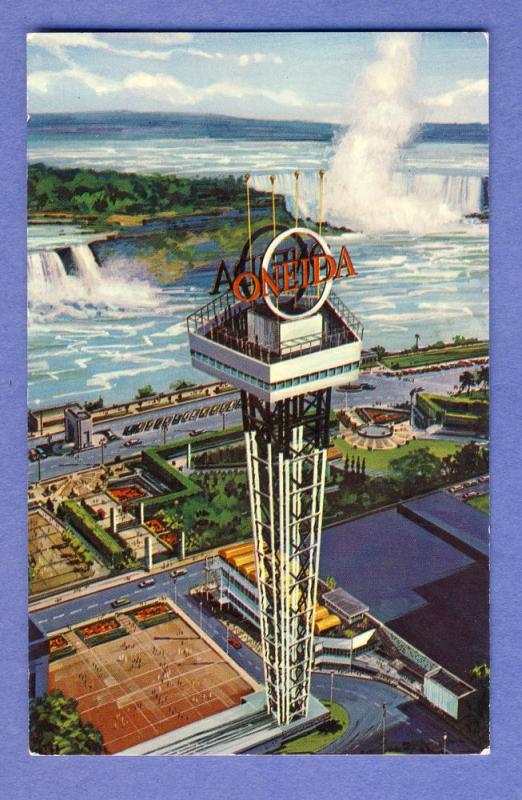 Niagara Falls, Ontario, Canada Postcard, Oneida Observation 