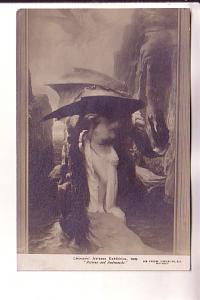 Real Photo  'Perseus and Andromeda' Greek Mythology, Liverpool Autumn Expo 1909