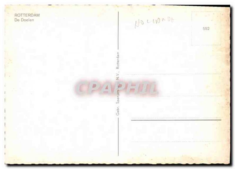 Postcard Modern Rotterdam De Doelen