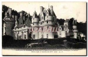 Postcard Old Rigny Usse the castle