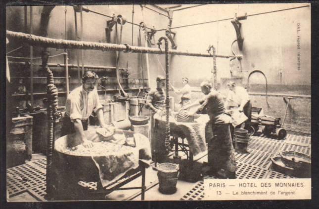 Work Room Hotel Des Monnaies Paris France Postcard 5985