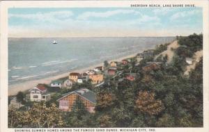 Indiana Michigan City Sheridan Beach Lake Shore Drive Showing Summer Homes Am...