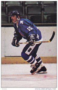 QUEBEC CITY, Quebec, Canada, 1970´s; Hockey Player, Les Nordiques, Jean-Fran...