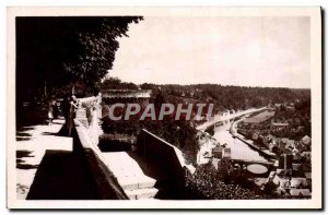 Old Postcard Dinan La Tour St. Catherine and view the Rance