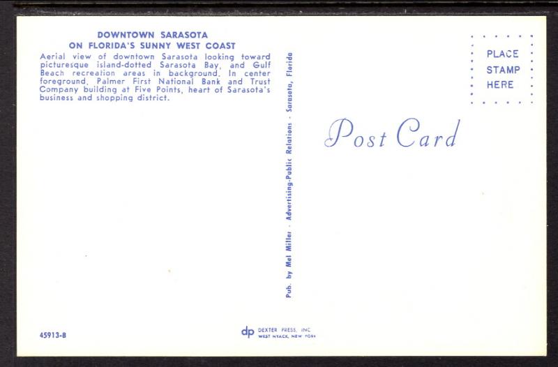 Bird's Eye View Downtown Sarasota,FL