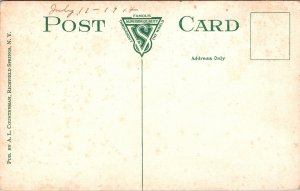 Postcard NY Richfield Springs Band Stand