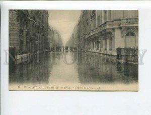 3172299 FRANCE PARIS flooding 1910 La Rue de Lille Vintage PC