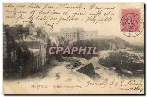 Old Postcard Granville Upper Town Riviera