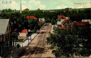 Canada New Brunswick Kentville Street View 1908