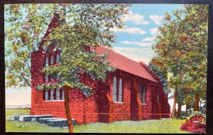 Vintage Postcard 1950 Jamestown Church, Jamestown, Virginia