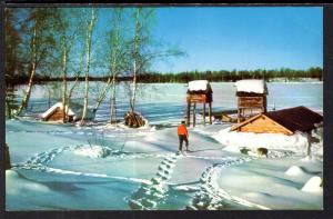 Trapper's Camp on Frozen Sucker Lake,AK