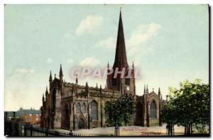 Postcard Old Parish Church Sheffield