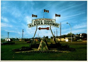 Canada British Columbia The Alaska Highway Beginning At Dawson Creek