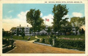 VINTAGE POSTCARD NATURAL BRIDGE HOTEL NATURAL BRIDGE VIRGINIA