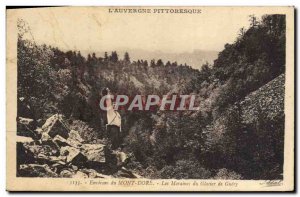 Old Postcard L & # 39Auvergne Picturesque Surroundings Mont Dore Drifts Guery...