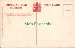 Imperial War Museum Postcard - German Bicycle SW7628