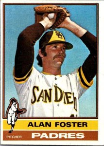 1976 Topps Baseball Card Alan Foster San Diego Padres sk13507