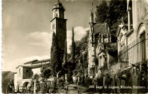 Switzerland - Lago di Lugano, Morcote, Cimitero  *RPPC