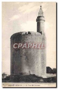 Postcard Old Aigues Mortes Constance Tower