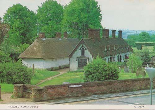 Thaxted Village Almshouses Stunning Essex Photo Postcard