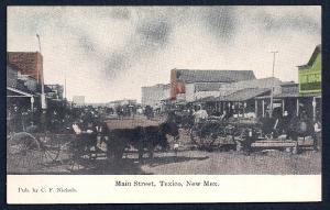 Main Street Texico New Mexico unused c1910's