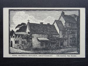 Dorset SHAFTESBURY King Alfreds Kitchen 13th Century Tea Room c1940s Postcard