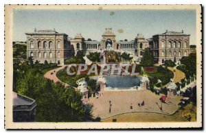 Old Postcard Marseille Le Palais Longchamp