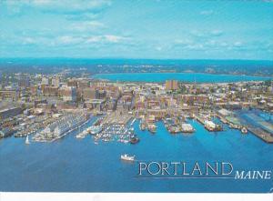 Maine Portland Aerial View Of Waterford