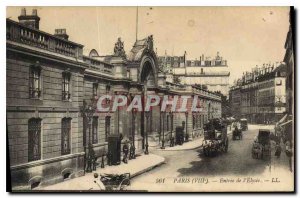Postcard Old Paris VIII Entree de l'Elysee