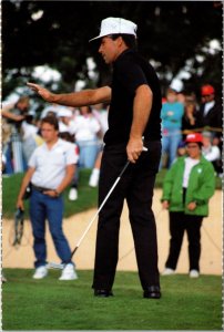 CONTINENTAL SIZE POSTCARD GARY PLAYER WINNING THE 1989 RJR WINSTON SALEM TOURNIE