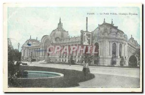 Old Postcard Paris Petit Palais Champs Elysees