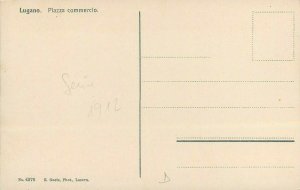 Switzerland Ticino Lugano animated square c.1912