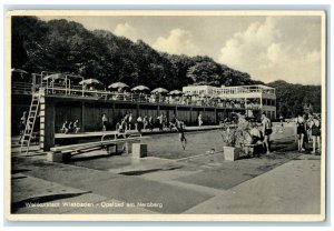c1920's Opelbad at Neroberg World spa city Wiesbaden Germany Postcard